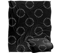 LOGOVISION The Lord of The Rings Ring Script Plaid Ultra Doux au Toucher Soyeux - 152 x 127 cm