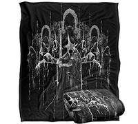 LOGOVISION The Lord of The Rings The Nine Plaid Ultra Doux au Toucher Soyeux - 152 x 127 cm
