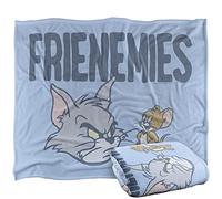 LOGOVISION Tom and Jerry The F is for Frenemies Plaid Ultra Doux au Toucher Soyeux - 152 x 127 cm