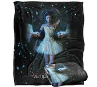 LOGOVISION Vampire Diaries Why Choose Plaid Ultra Doux au Toucher Soyeux - 152 x 127 cm