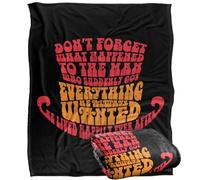 LOGOVISION Willy Wonka and The Chocolate Factory Happily Ever After Plaid Ultra Doux au Toucher Soyeux - 152 x 127 cm