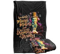 LOGOVISION Willy Wonka and The Chocolate Factory Music Makers Plaid Ultra Doux au Toucher Soyeux - 91 x 147 cm
