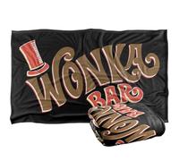LOGOVISION Willy Wonka and The Chocolate Factory Wonka Bar Plaid Ultra Doux au Toucher Soyeux - 91 x 147 cm