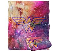 LOGOVISION Wonder Woman Wonder Galaxy Plaid Ultra Doux au Toucher Soyeux - 152 x 127 cm