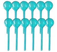 Logresy Grands piquets d'arrosage pour Plantes, 12 Ampoules d'arrosage Automatique pour Fleurs, Globes d'eau en Plastique, pour arrosage Quotidien