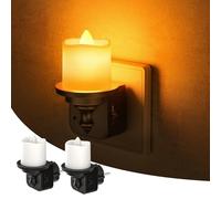 LOHAS-LED Veilleuse LED avec capteur crépusculaire, lot de 2