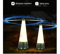 loignez les mouches et insectes de la nourriture avec 2 ventilateurs anti-mouches portable pour maison et pique-nique PZCC