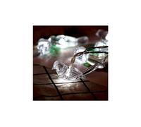 L'oiseau de longue queue allume le type batterie des lumières décoratives 10 led 1. 65m - jaune