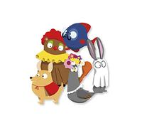 Loisirs Créatifs Enfants - 30 Gommettes - Animaux Rigolos