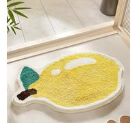 Loismood Joli tapis de bain super absorbant et antidérapant, lavable en machine, pour évier, douche et chambre à coucher (78,7 x 50,8 cm)