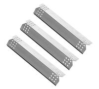 LOKHING 97371 (3pack) Plaque chauffante en, Bouclier Thermique, Tente Thermique, Barre d'aromatisation en Porcelaine pour Campingaz, Char-Broil, LANDMANN et Autres grilles modèles