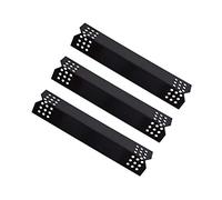 LOKHING 97371 (3pack) Plaque chauffante en, Bouclier Thermique, Tente Thermique, Barre d'aromatisation en Porcelaine pour Campingaz, Char-Broil, LANDMANN et Autres grilles modèles