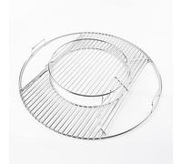 LOKHING Grilles de rechange à charnière pour barbecues au charbon Weber de 57 cm, système Gourmet, grilles chromées 8835 One-Touch Performer Bar-B-Kettle