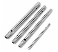 LOLANIUT Jeu de 4 Douilles Tubulaires avec Barre de Force Rotative, 8 x 9/10 x 11/12 x 13 mm, Kit de Montage pour Robinet, Outils de Robinet