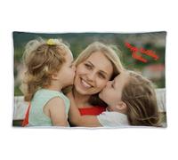 LolaPix Couverture Photo Personnalisée. Cadeaux Personnalisés avec Photo. Couverture Polaire Personnalisée 1 Côté. 600gr/m². Tissu Certifié Oeko-Tex. Couverture Chaude. 190x125cm.