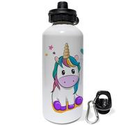 LolaPix Gourde Enfant Personnalisé avec Prenom. Cadeaux Personnalisés pour Enfants. Bouteille Inoxydable Aluminium. Licorne