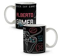 LolaPix Tasse Gamer Forever. Tasses personnalisées. Cadeau de geek. Tasses originales avec nom. Gamer Forever