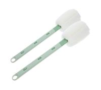 LOLIPPYY 2pièces Brosse de Nettoyage pour Biberon et Tasses avec Manche Réglable et Tête Éponge Douce pour Nettoyage Complet