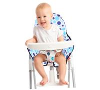 LOLIPPYY Coussin et Lavable pour Chaise Haute Garçon Fille Housse Respirante Adorable Tissu Doux Bleu Adapté Garçon Fille Confort pour Maison et Restaurant