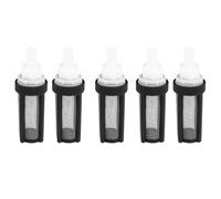 LOLIPPYY Filtre Pompe à Eau Lot 5 Crépines Acier Inoxydable Tamis 9 MM pour Micro-Pompe Filtration Bassin et Système d'Arrosage