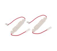 LOLIPPYY Fusible Haute Tension Coque en Plastique Blanc 2pcs pour Micro-ondes Installation Facile et Solide pour Four Micro-ondes