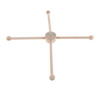 LOLIPPYY Kit de Cadre Mobile Bois pour Support de Carillon à Vent Intérieur et Extérieur Kit de Décoration Suspendue pour Chambre et Terrasse