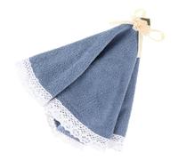 LOLIPPYY Serviette Ronde Absorbante en Corail Doux, Essuie-Main Suspendu Bleu, Séchage Rapide, Usage Quotidien la Maison Style Aléatoire