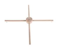LOLIPPYY Support pour Carillon Intérieur et Extérieur Bois Kit Mobile à Monter Soi-même Présentoir pour Carillon Musical et Décoratif