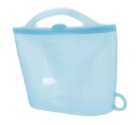 LOLIPPYY Vapeur Réutilisable en Silicone pour Micro-ondes Pochette Conservation Aliments Rangement Fruits Légumes et Biberons Étanche Usage Quotidien et Extérieur