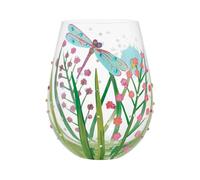 Lolita 6000226 Libellules Bleues Verre à Eau Verre Multicolore 9 x 9 x 12 cm
