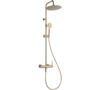 Lollipop II colonne de douche mécanique or brossé 250 Essebagno