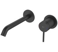 Lollipop mitigeur encastré lavabo noir Essebagno