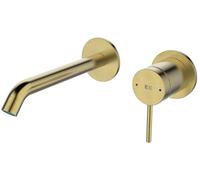 Lollipop mitigeur encastré lavabo or brossé Essebagno