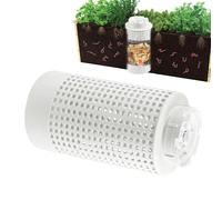 Lombricomposteur Enterré Seau à Compost en Maille avec Contrôle de | Panier à de Terre avec Couvercle pour Récolte d'Engrais , Réduction Déchets Jardin et Enrichissement du