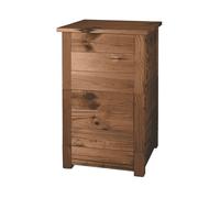 Lombricomposteur en bois marron