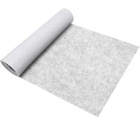 LOMUG Feutrine Autocollante 1mm 50×150cm Rouleau Feutrine Gris Clair Tissu Autocollant Découpé sur Mesure aux Pieds de Canapé, Pieds de Table, Pieds de Chaise, de Boîte DIY, Dessous de Verre