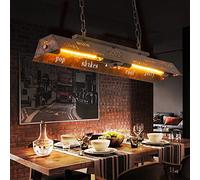 LONCHAN Rétro pendentif lumière ampoules Lampe suspension Lampe de meubles rétro lampe pendentif lustres de style de fer lumière de la industrielle suspendue for salon salle à manger Sous-sol Bar