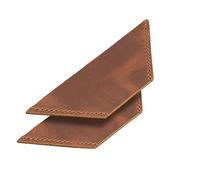 Londo Marque-Page en Cuir Véritable Fait Main (Lot de 2) Signet Durable, Design Élégant