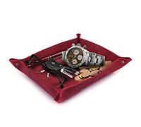 Londo - Vide Poche en Cuir Véritable - Boîte de Rangement Pratique pour Portefeuilles, Montres, Clés, Pièces de Monnaie, Téléphones Cellulaires et équipement de bureau