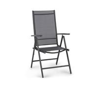 London Lite chaise pliante 56,5 x 107 x 68 cm ComfortMesh aluminium