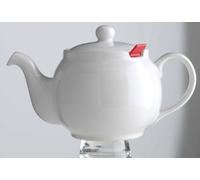 London Teapot Company-Chatsford 2-Cup Teapot with One Red Filter, White