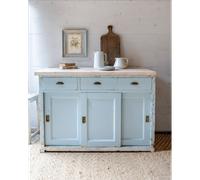 Long buffet en bois bleu ciel n°738