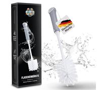 Long goupillon (32 cm) pour gourdes, carafes, etc. Brosse de nettoyage flexible, passe au lave-vaisselle, bouteille isotherme, biberon, vases