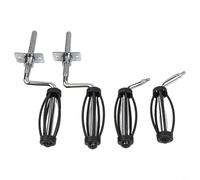 Long manche avec filetage de 12 mm de diamètre pour barbecue TRAEGER pour fumoirs et autres foyers de cuisson en plein air et poêles à bois (2 A + 2 B)