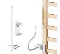 Long support à clip flexible, support étendu en métal compatible avec caméra de sécurité Eufy-C220 Installation facile à clipser pour berceaux/étagères