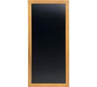 Long tableau noir mural, hauteur : 1200 mm, longueur : 560 mm, teck, verni