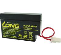 Long WP0.8-12 WP0.8-12 Batterie au plomb 12 V 0.8 Ah plomb (AGM) (l x H x P) 96 x 62 x 25 mm port AMP auto-décharge réduite, sans