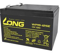 Long WP15-12SE WP15-12SE Batterie au plomb 12 V 15 Ah plomb (AGM) (l x H x P) 151 x 103 x 99 mm cosses plates 6,35 mm résistant