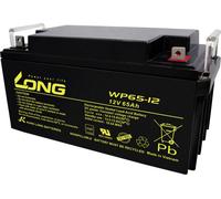 Long WP65-12 WP65-12 Batterie au plomb 12 V 65 Ah plomb (AGM) (l x H x P) 350 x 174 x 166 mm raccord à vis M6 certification VdS