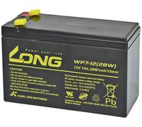 Long WP7-12(28W)-M/F2 WP7-12(28W)-M/F2 Batterie au plomb 12 V 7 Ah plomb (AGM) (l x H x P) 151 x 102 x 65 mm cosses plates 6,35